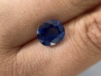 4.20 Sapphire Oval Blue Madagascar Heated