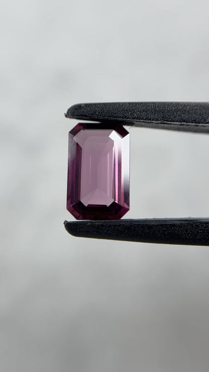4.63 Emerald Cut Spinel Purplish Pink GIA NH