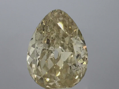 1.75 Pear Shape Fancy Brown Orangy Yellow I1
