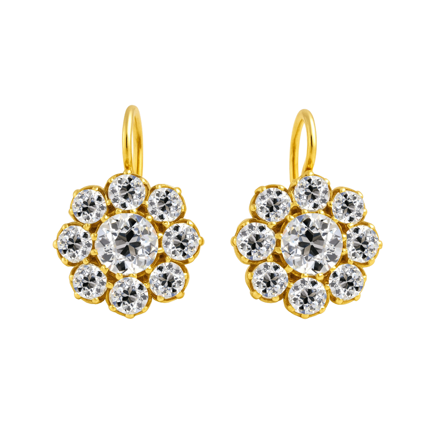 Victorian Cluster Earrings