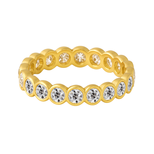 Old Cut Bezel Eternity Band