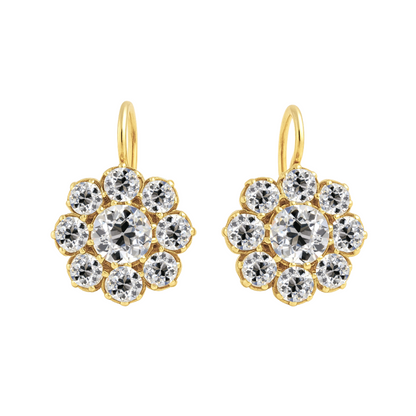 Victorian Cluster Earrings