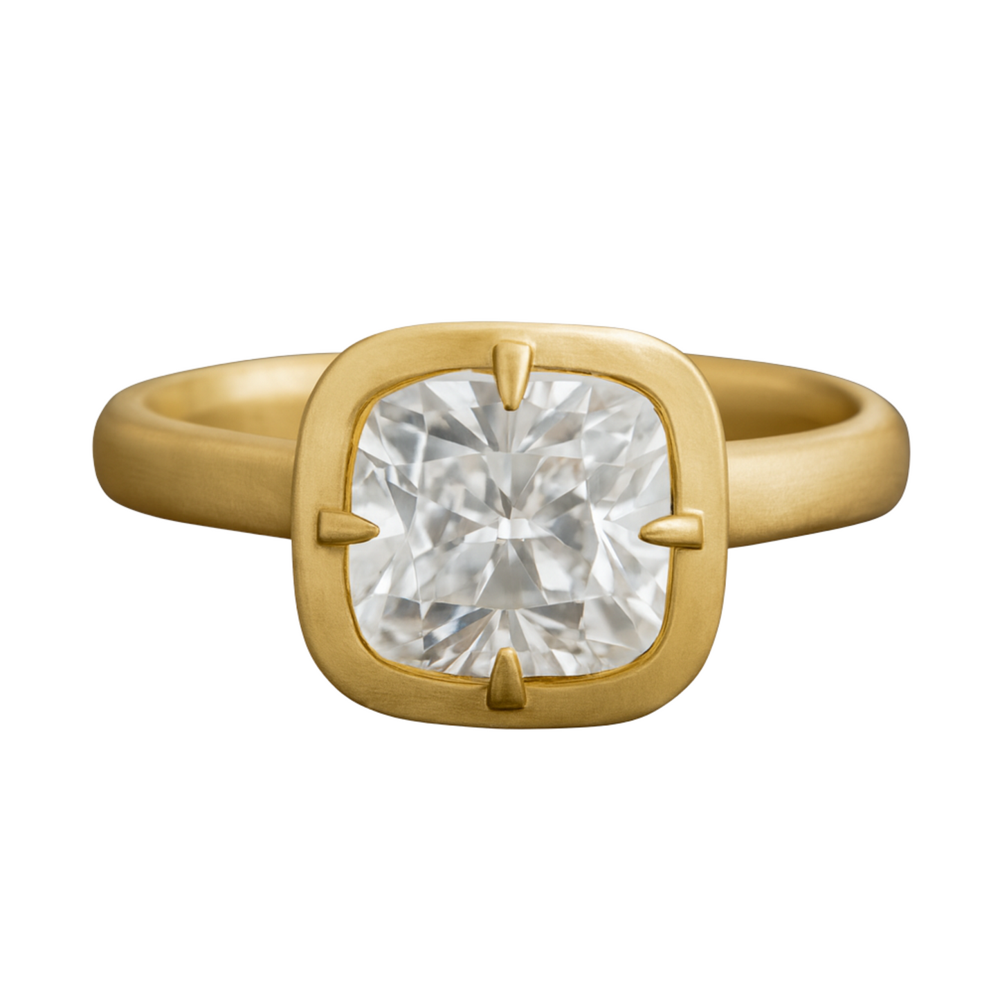 Old Cut Diamond Collet Solitaire Ring